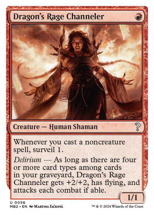 Dragon's Rage Channeler (White Border) (56) (MB2)