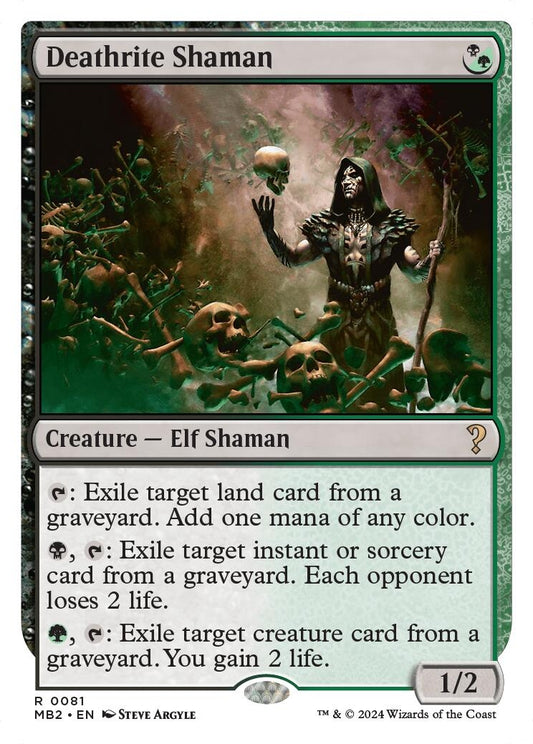 Deathrite Shaman (White Border) (81) (MB2)