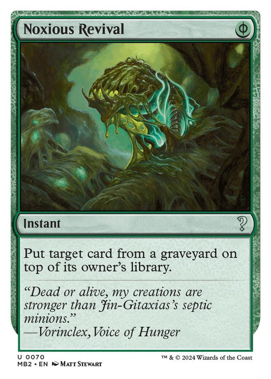 Noxious Revival (White Border) (70) (MB2)