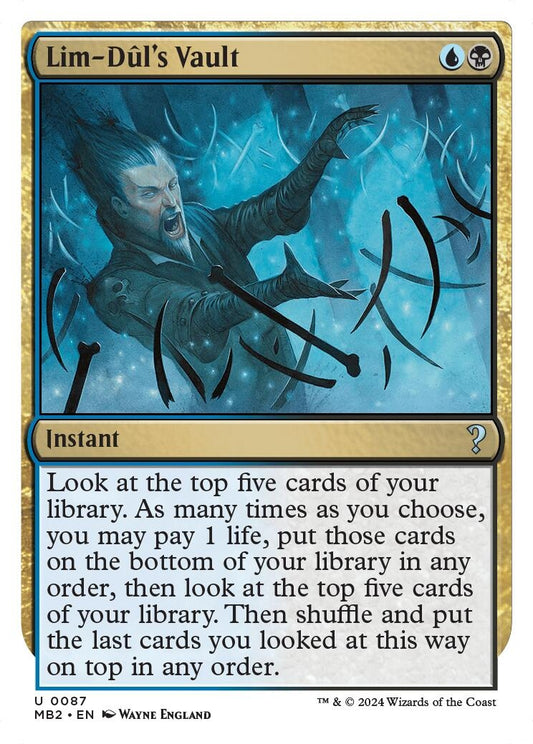 Lim-Dul's Vault (White Border) (87) (MB2)