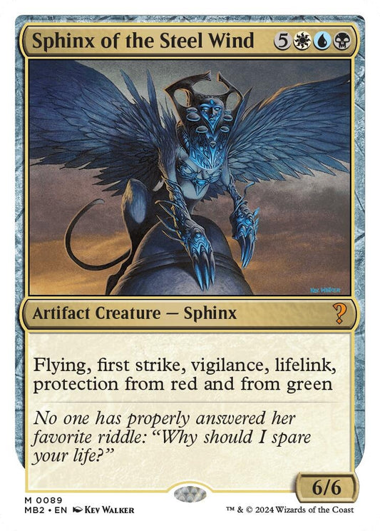 Sphinx of the Steel Wind (White Border) (89) (MB2)