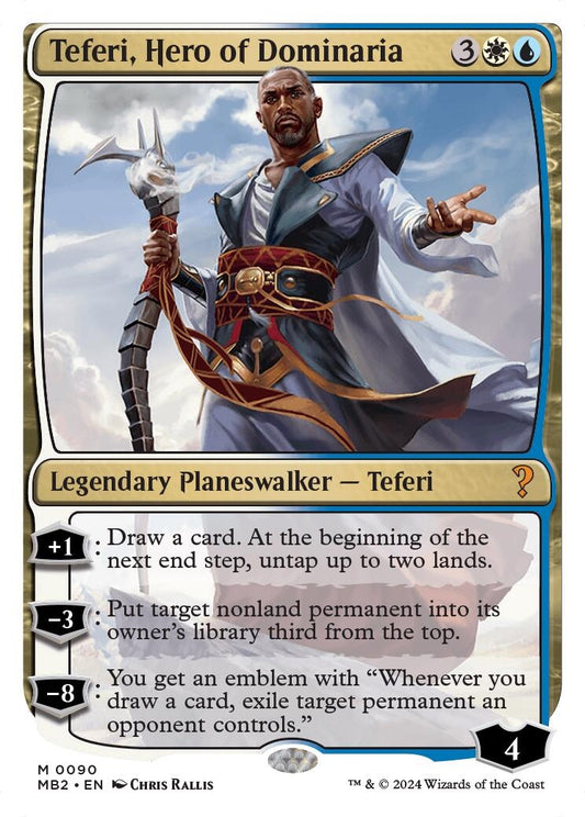 Teferi, Hero of Dominaria (White Border) (90) (MB2)