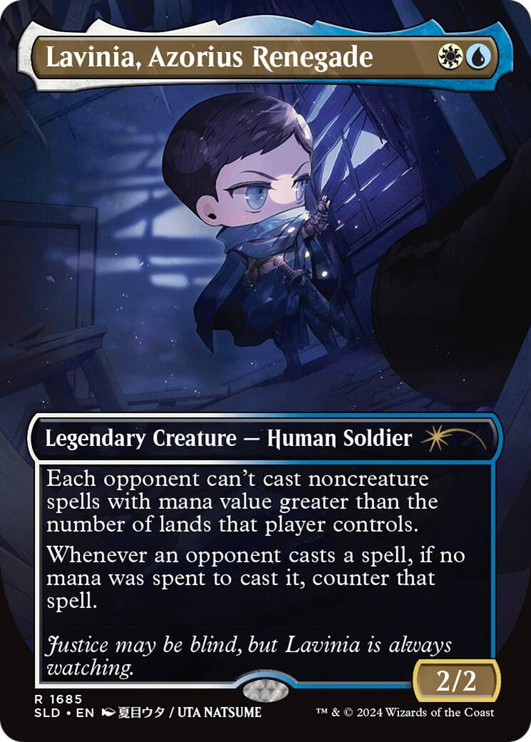 Lavinia, Azorius Renegade (Rainbow Foil) (1685) (SLD)