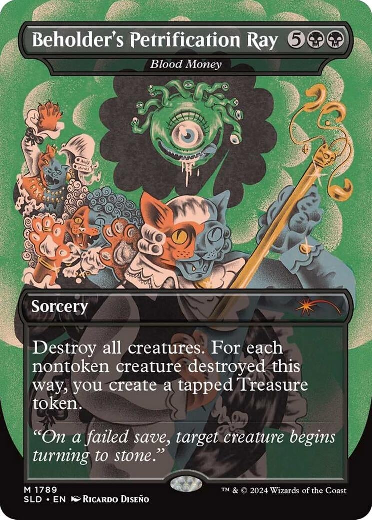 Beholder's Petrification Ray - Blood Money (1789) (SLD)