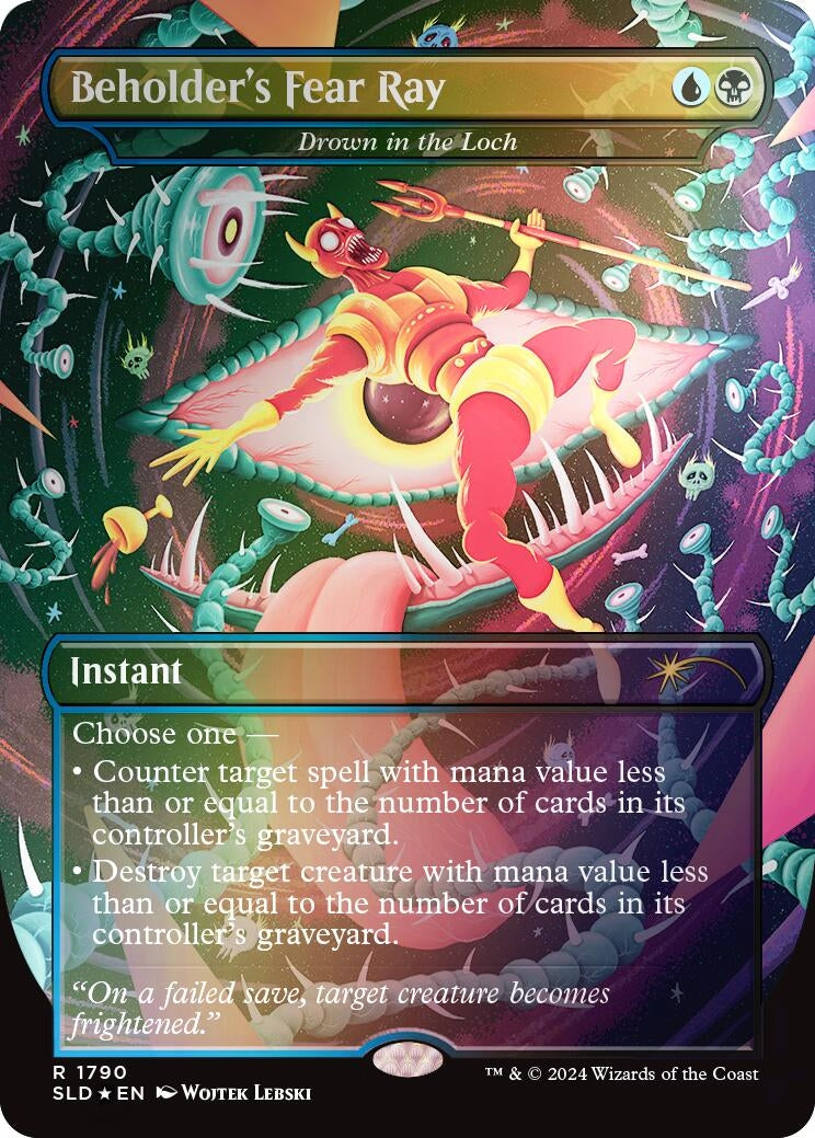 Beholder's Fear Ray - Drown in the Loch (Rainbow Foil) (1790) (SLD)