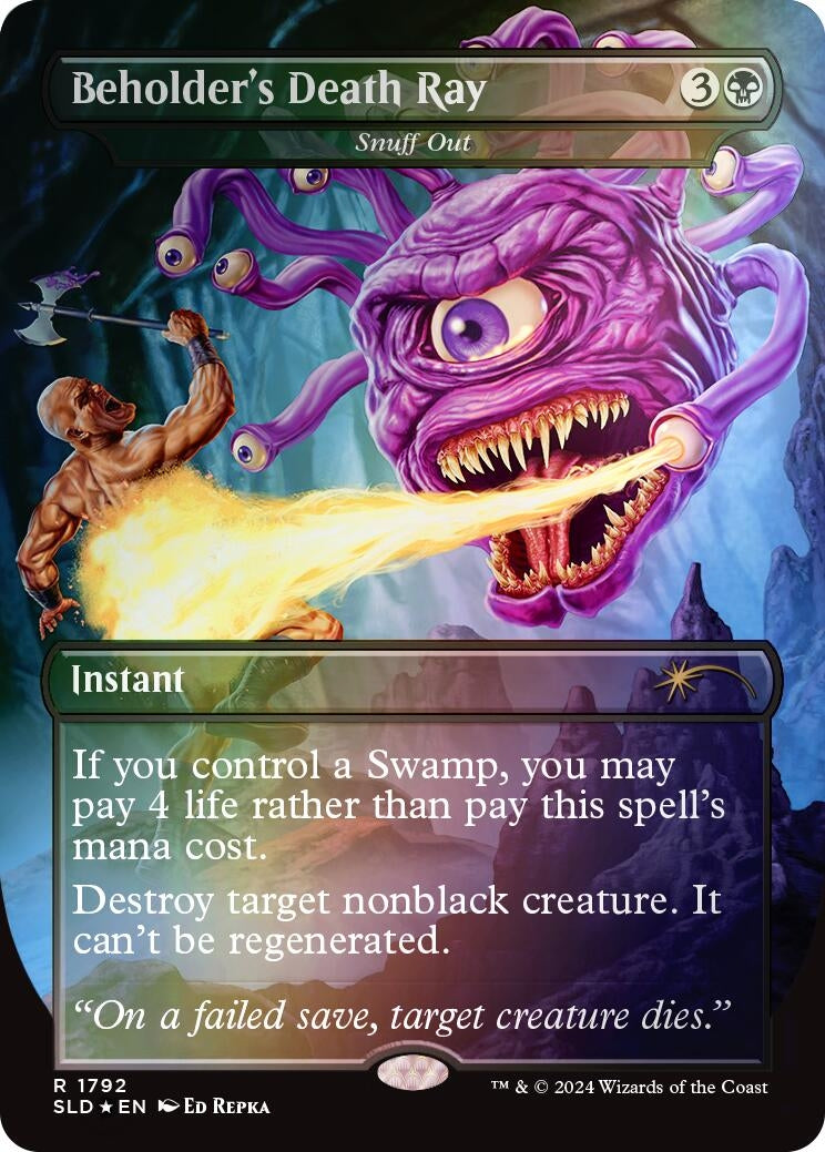 Beholder's Death Ray - Snuff Out (Rainbow Foil) (1792) (SLD)