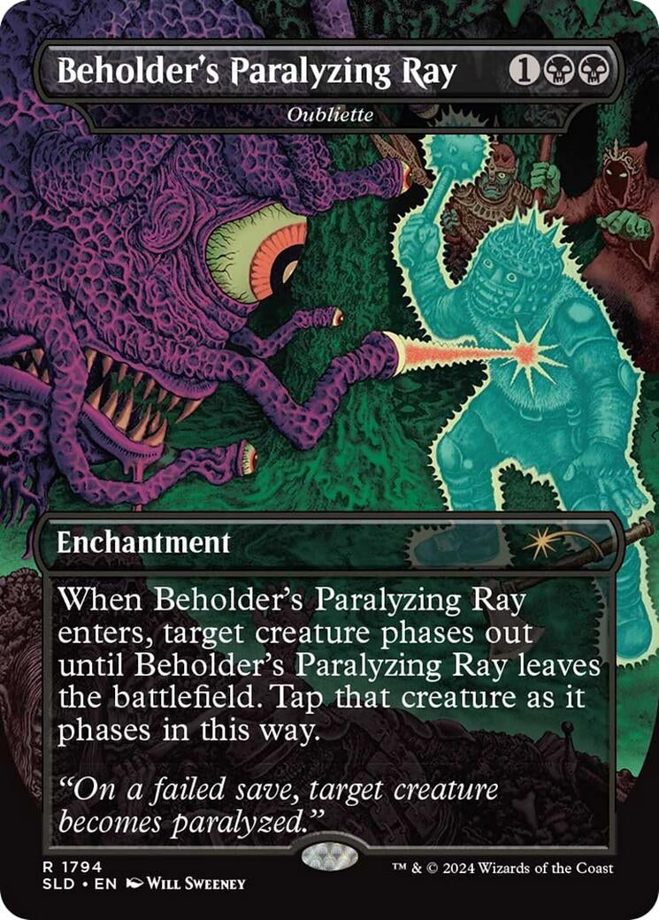Beholder's Paralyzing Ray - Oubliette (1794) (SLD)