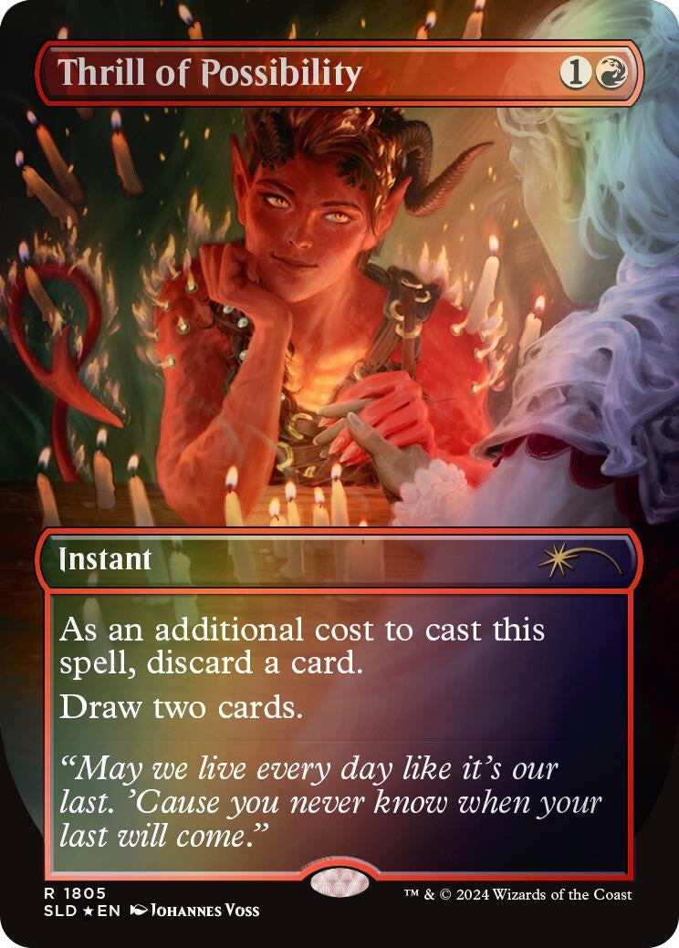 Thrill of Possibility (1805) (Rainbow Foil) (1805) (SLD)