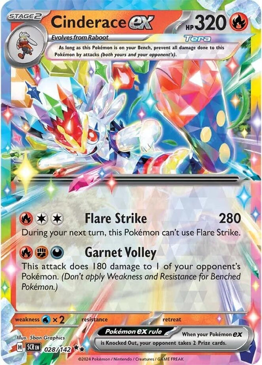 Cinderace ex (028/142) (SCR)