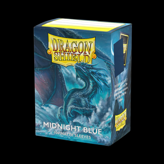 Dragon Shield Matte Midnight Blue Sleeves 100x