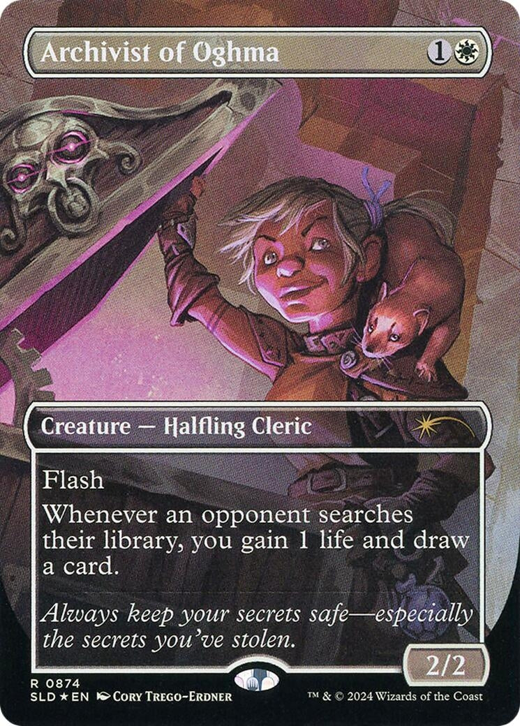 Archivist of Oghma (Rainbow Foil) (874) (SLD)
