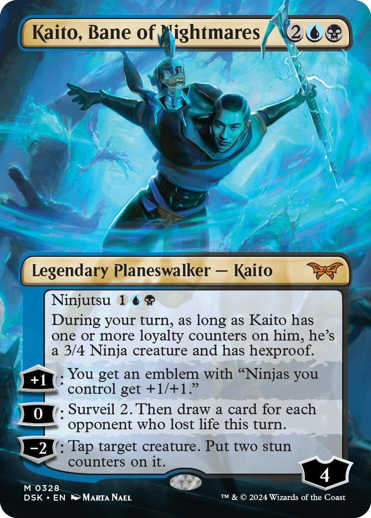 Kaito, Bane of Nightmares (Borderless) (328) (DSK)