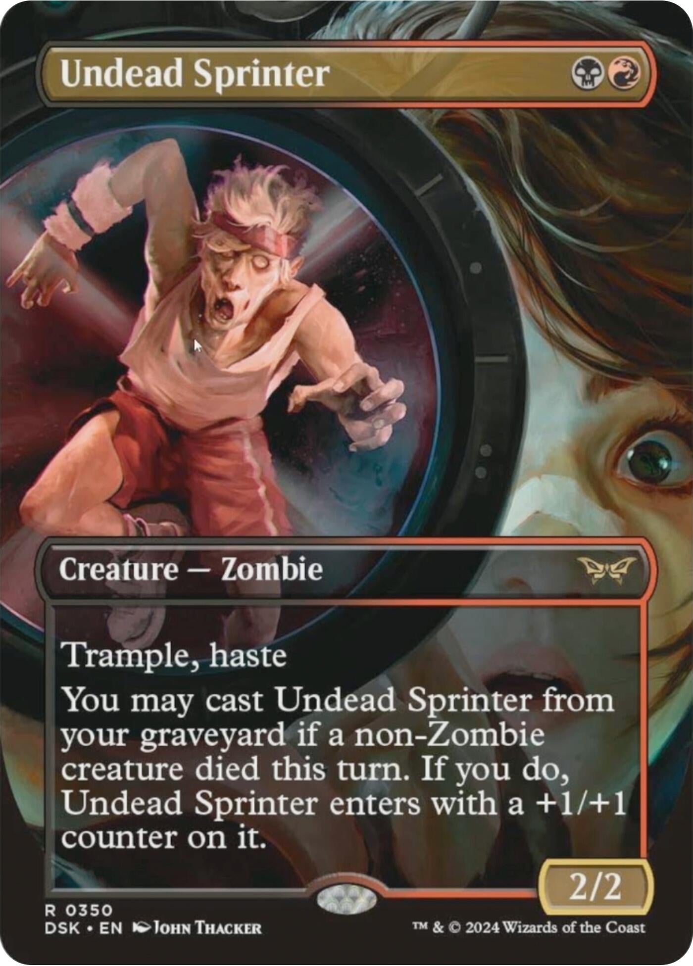 Undead Sprinter (Borderless) (350) (DSK)