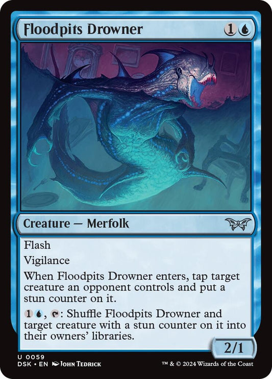 Floodpits Drowner (59) (Duskmourn: House of Horror) (DSK)
