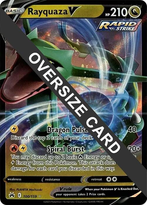 Rayquaza V 100/159 (100/159) (PR)