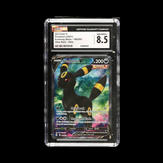 Pokemon Slab Umbreon V 188 CGC 8.5 NM 2021