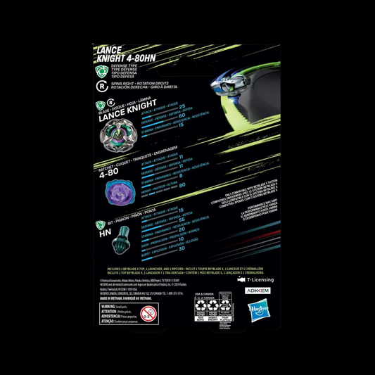Beyblade X Lance Knight 4-80HN Starter Pack Set