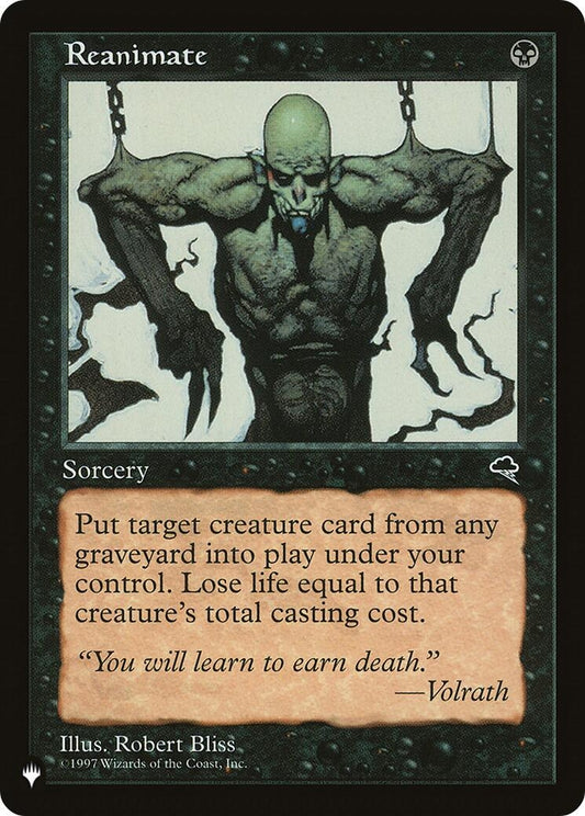 Reanimate (LIST)