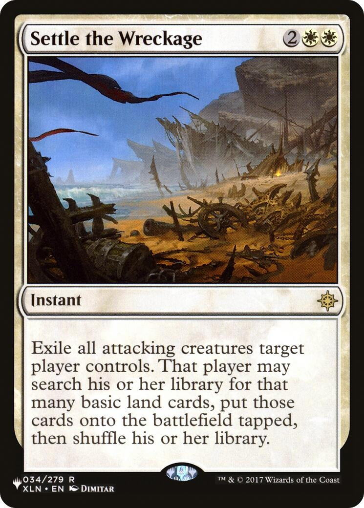 Settle the Wreckage (034/279) (LIST)