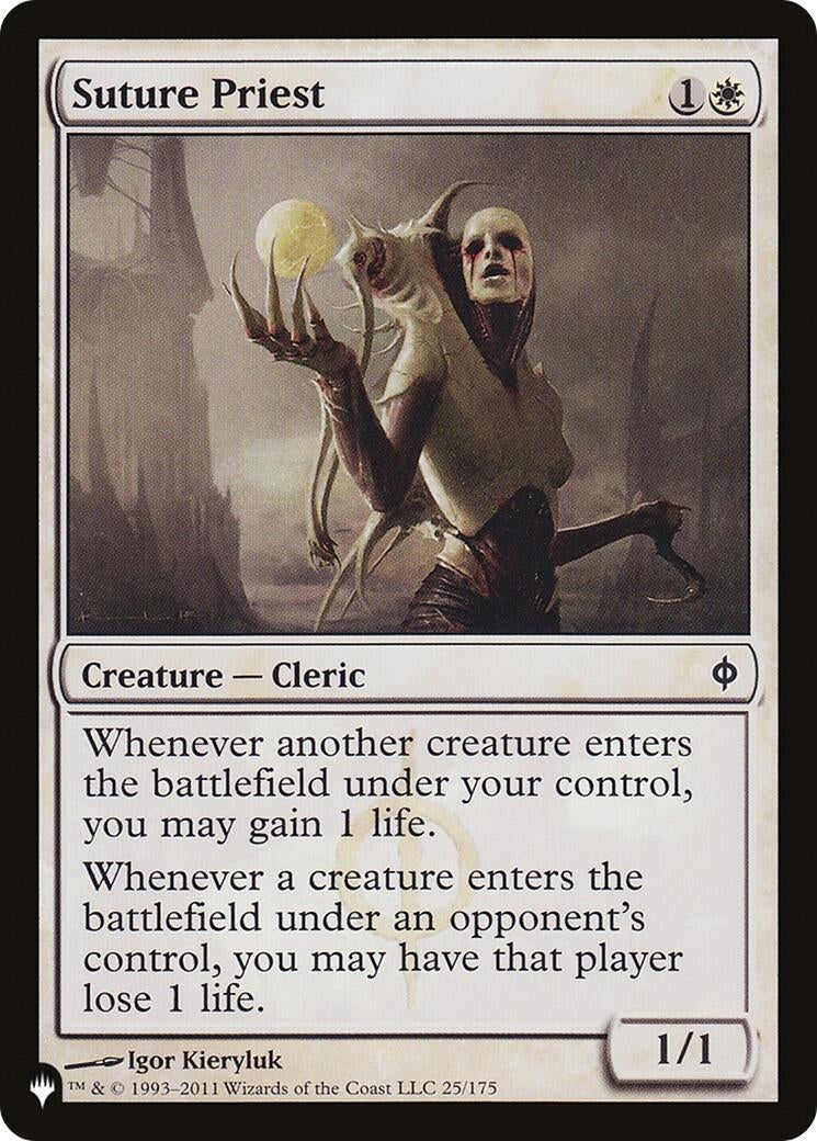 Suture Priest (25/175) (LIST)
