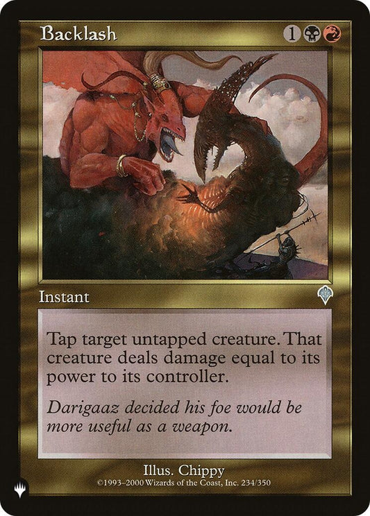 Backlash (234/350) (LIST)