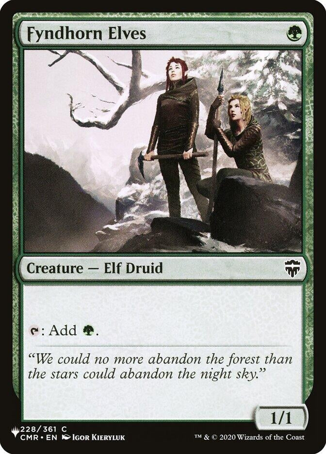 Fyndhorn Elves (228/361) (LIST)