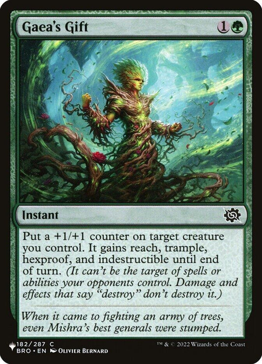 Gaea's Gift (182/012) (LIST)