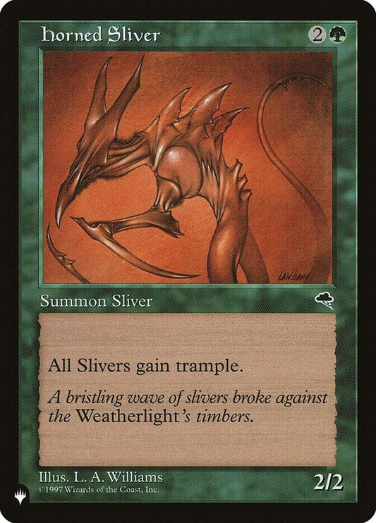 Horned Sliver (LIST)