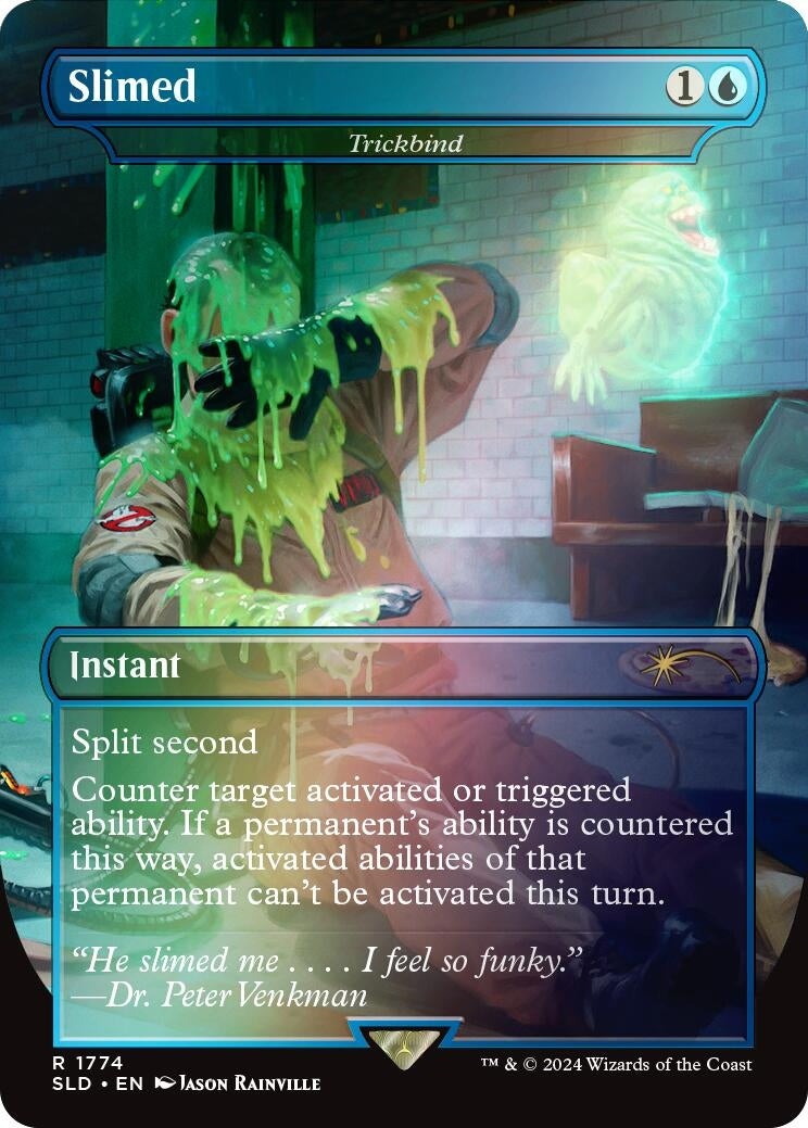 Slimed - Trickbind (Rainbow Foil) (1774) (SLD)
