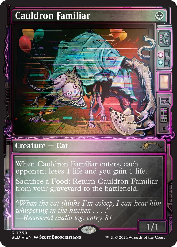 Cauldron Familiar (Rainbow Foil) (1759) (SLD)