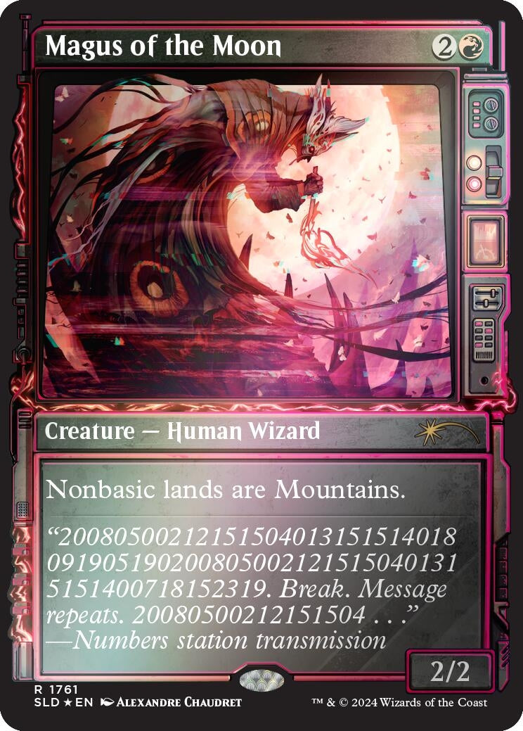Magus of the Moon (Rainbow Foil) (1761) (SLD)