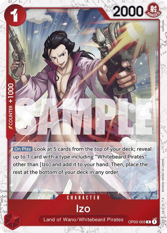 Izo (OP03-003) (Jolly Roger Foil) (OP03-003) (PRB-01)