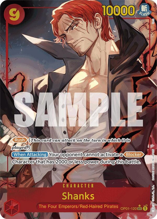 Shanks (OP01-120) (Alternate Art) (OP01-120) (PRB-01)