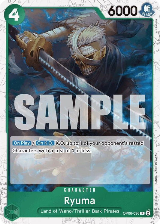 Ryuma (Jolly Roger Foil) (OP06-036) (PRB-01)