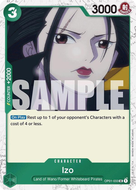 Izo (OP01-033) (Jolly Roger Foil) (OP01-033) (PRB-01)