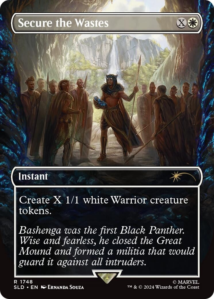Secure the Wastes (Rainbow Foil) (1748) (SLD)