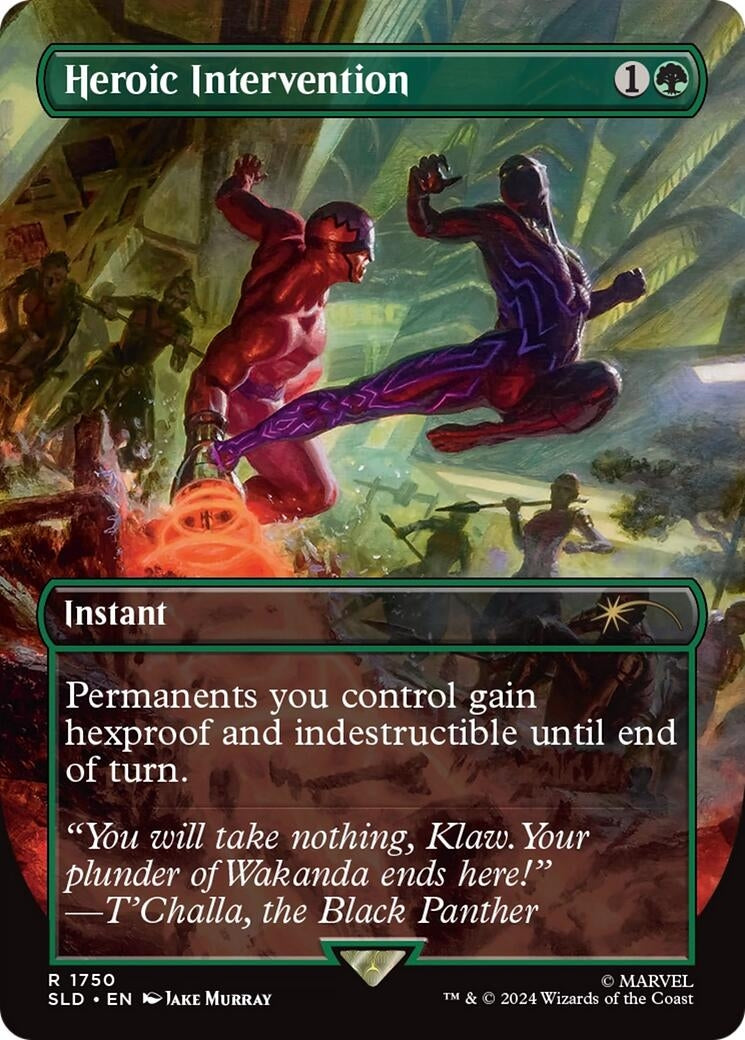 Heroic Intervention (Rainbow Foil) (1750) (SLD)