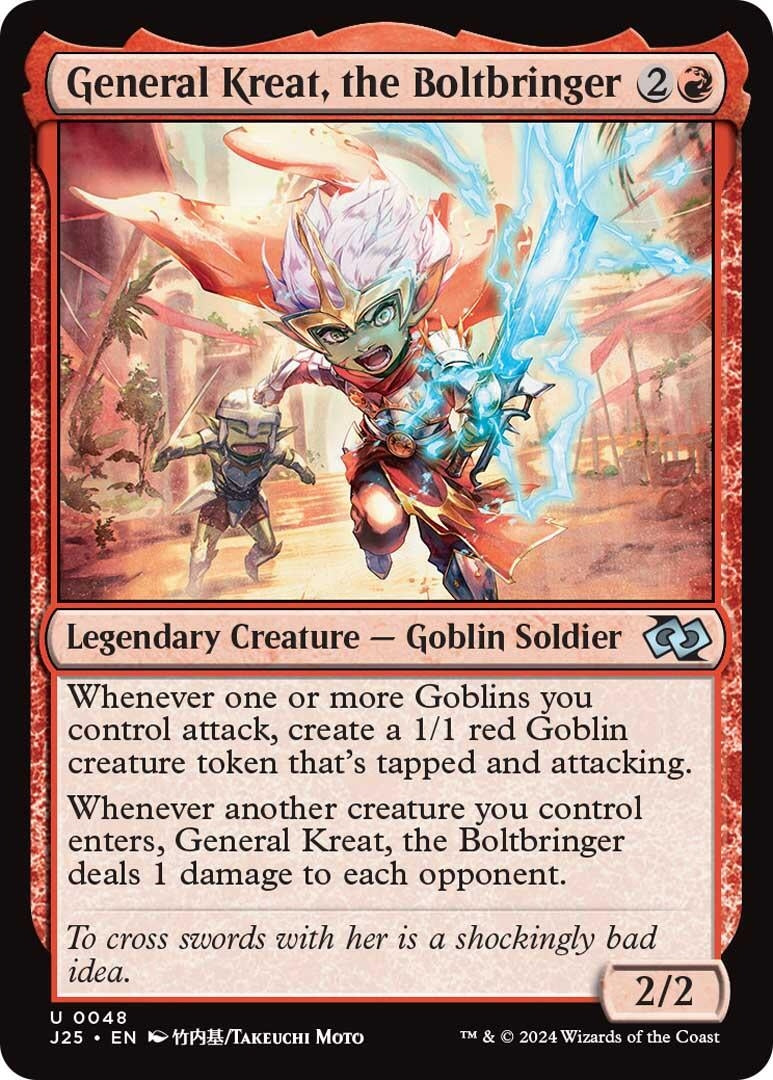 General Kreat, the Boltbringer (Anime) (48) (J25)
