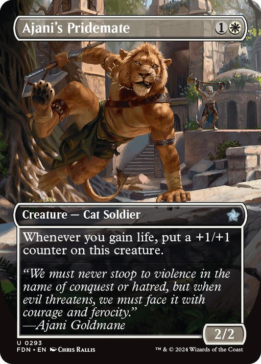 Ajani's Pridemate (Borderless) (293) (FDN)
