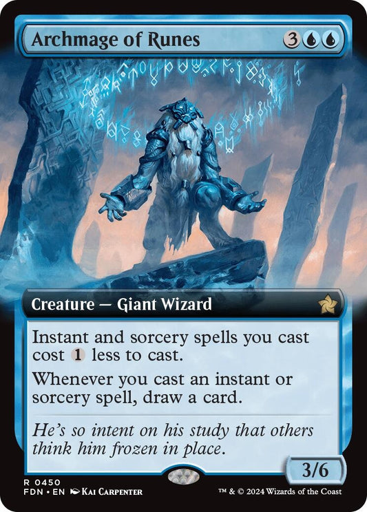 Archmage of Runes (Extended Art) (450) (FDN)