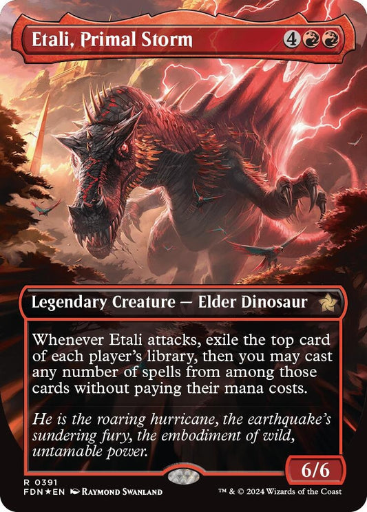 Etali, Primal Storm (Borderless) (Mana Foil) (391) (FDN)