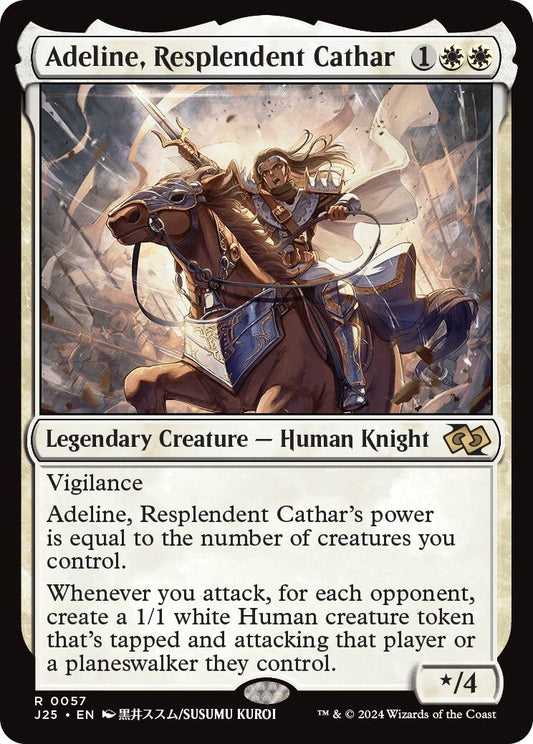 Adeline, Resplendent Cathar (Anime) (57) (J25)