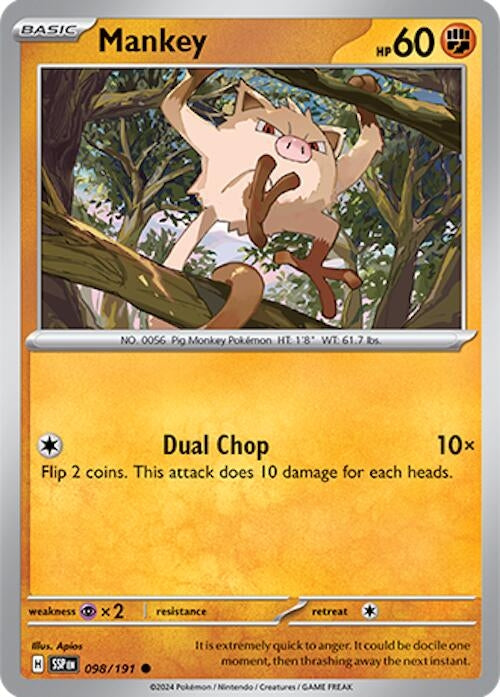 Mankey (098/191) (SSP)