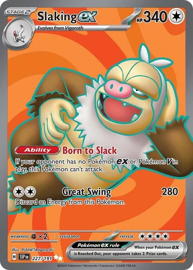Slaking ex (227/191) (SV08: Surging Sparks) (SSP)