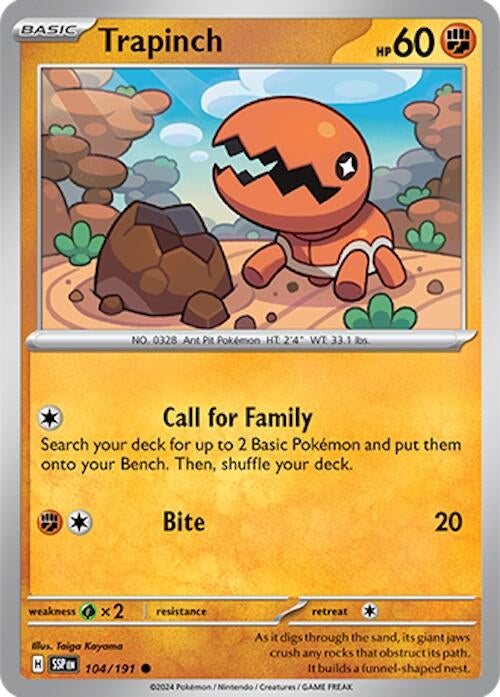 Trapinch (104/191) (SSP)