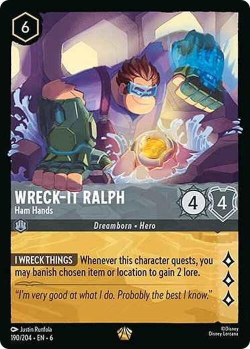 Wreck-It Ralph - Ham Hands (190/204) (6)