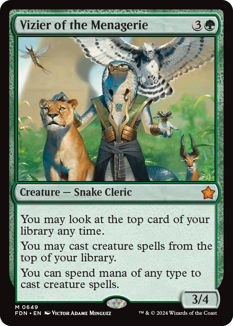 Vizier of the Menagerie (649) (FDN)