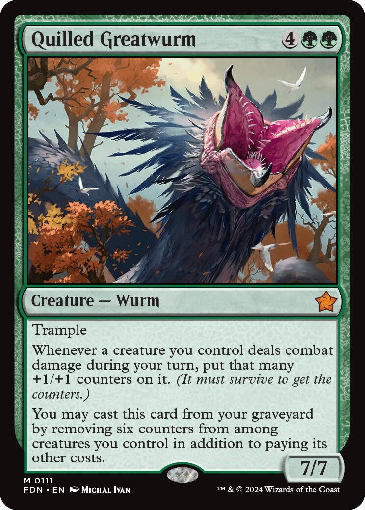 Quilled Greatwurm (111) (FDN)