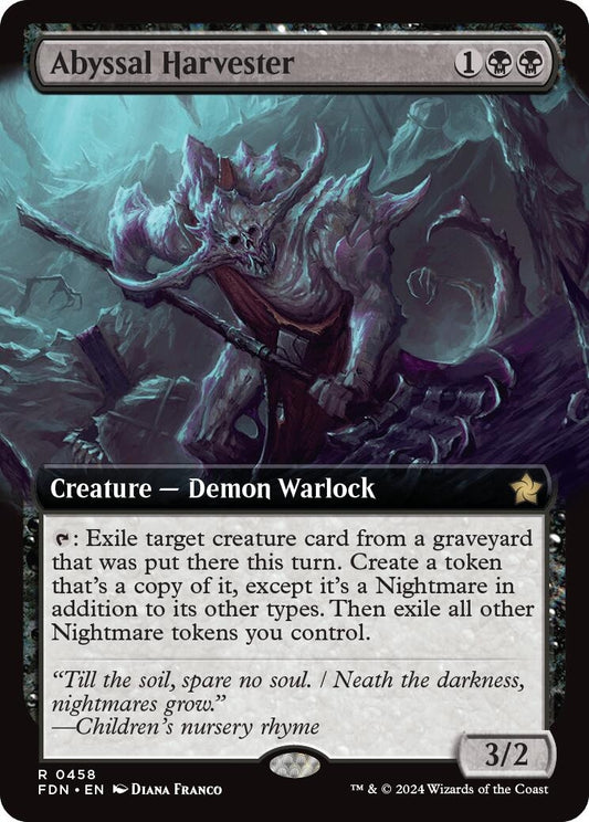 Abyssal Harvester (Extended Art) (458) (FDN)