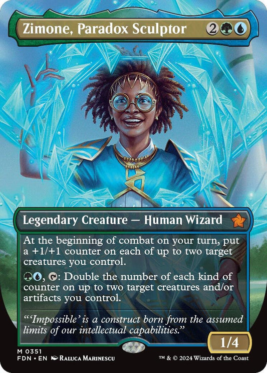 Zimone, Paradox Sculptor (Borderless) (351) (FDN)